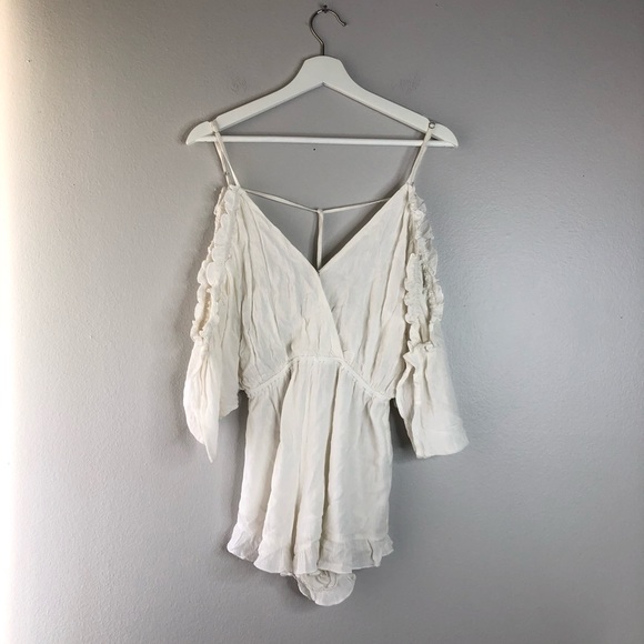 Lovers + Friends Malia Romper in Ivory - Picture 5 of 7